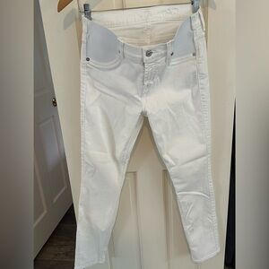 7s Women's White Maternity Jeans